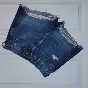 High rise Calvin Klein denim shorts - Dark wash, Like New!